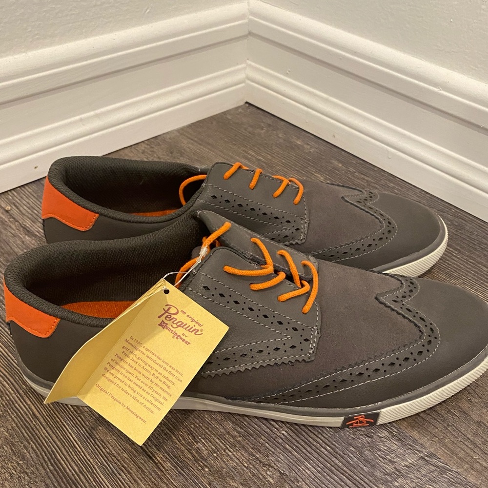 Original Penguin Men's Jordan Gray Leather